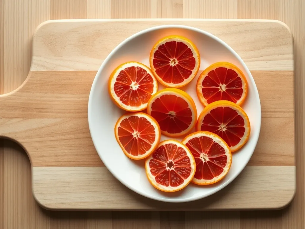 How to Identify Fresh and Spoiled Blood Orange Sections