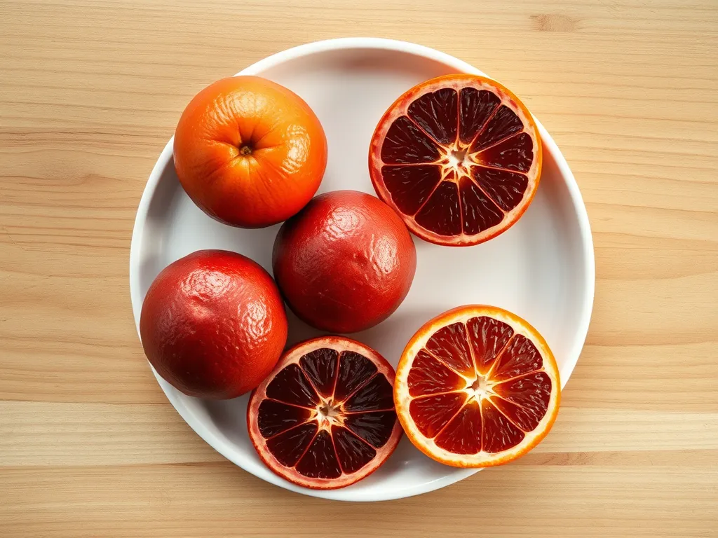 How to identify fresh blood oranges and prevent spoilage.