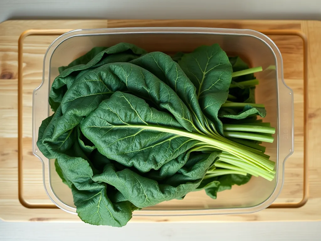 How to store and identify fresh collard greens