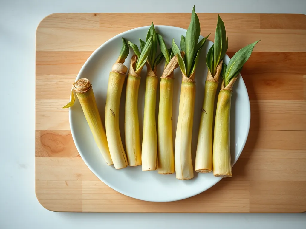 How to identify freshness and prevent spoilage in fresh bamboo shoots.