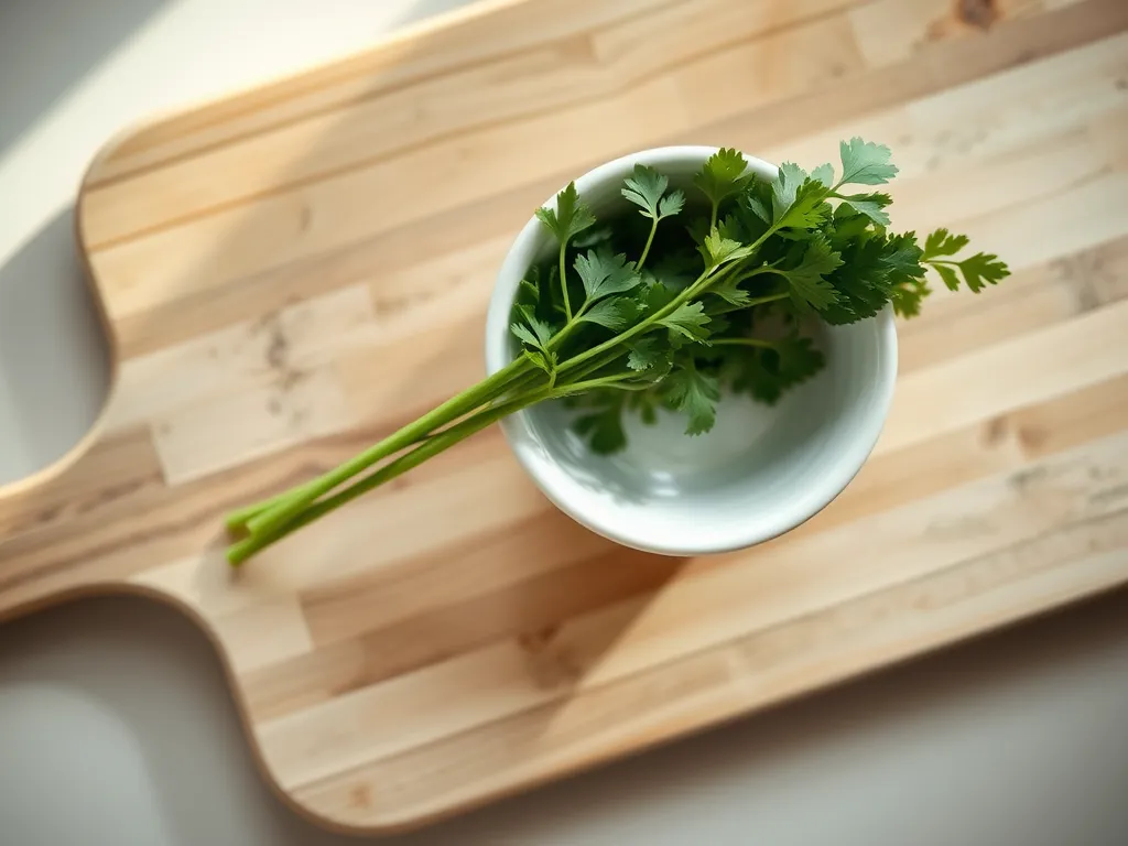How to Store and Identify Fresh Cilantro Stems