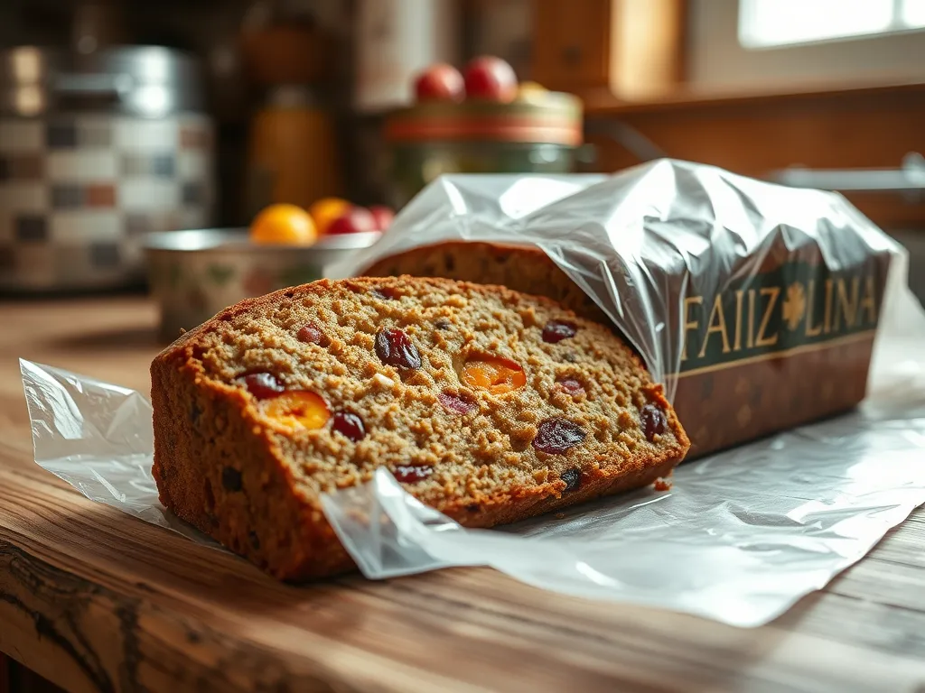 How long does fruitcake stay fresh in the pantry?