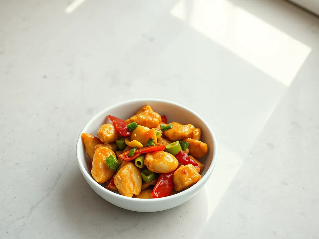 Countertop Safety Guide for Kung Pao Chicken