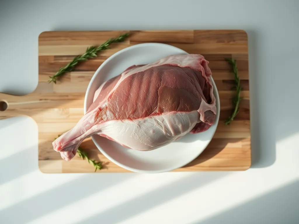How to identify freshness and spoilage in lamb leg