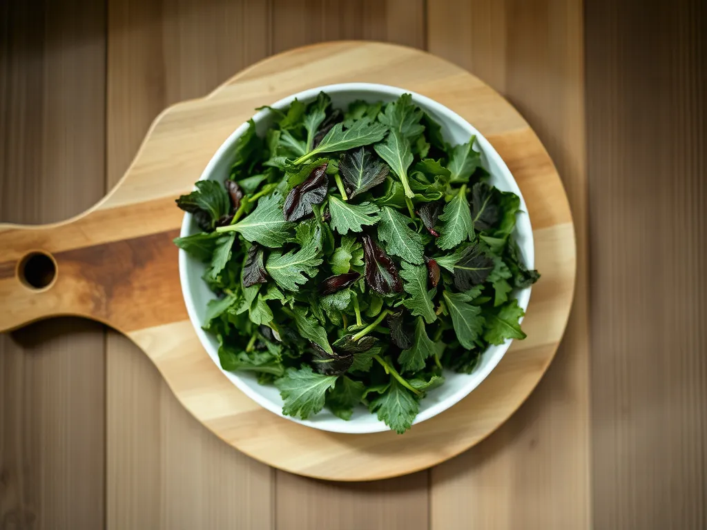 How long does mesclun stay fresh?