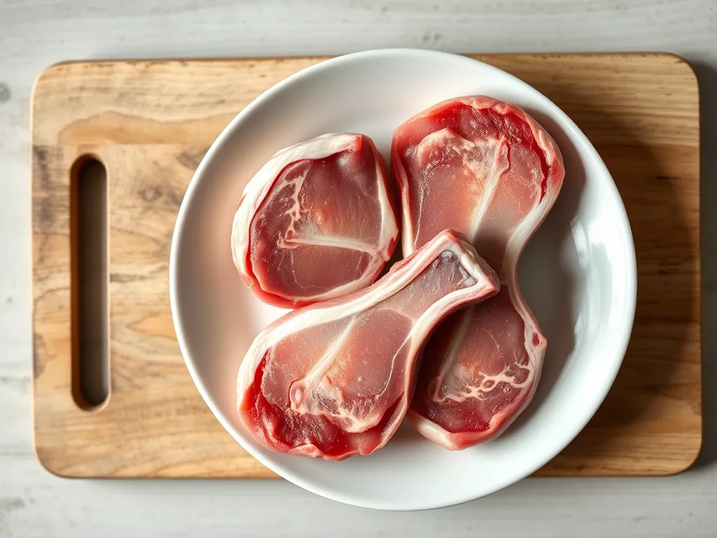 How long do mutton chops stay fresh in the refrigerator?