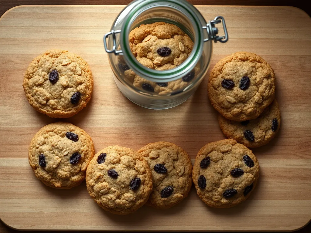 How to store and identify fresh oatmeal raisin cookies