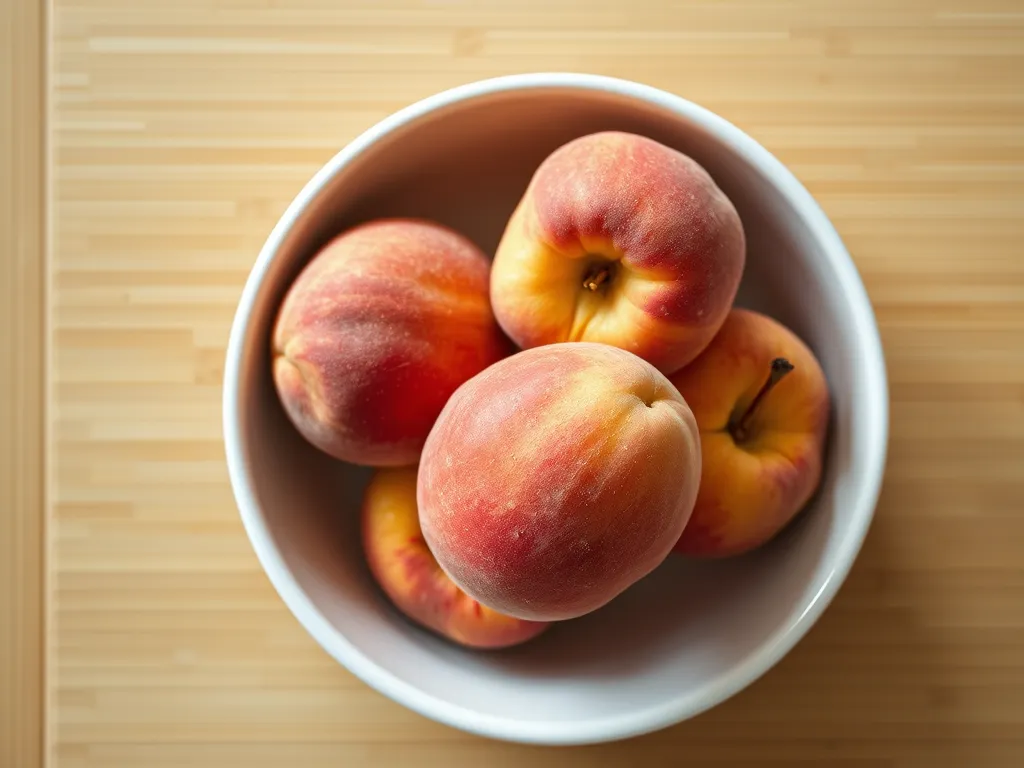 How to store and identify fresh peaches