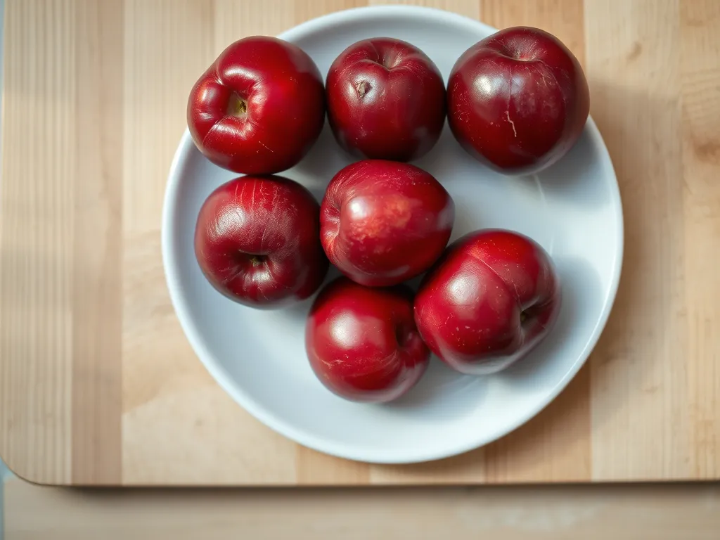 How to identify fresh vs. spoiled red plums