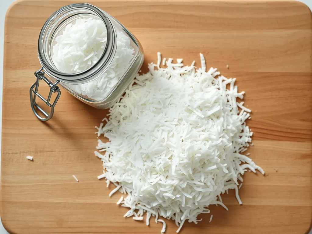 How to identify fresh vs. rancid shredded coconut