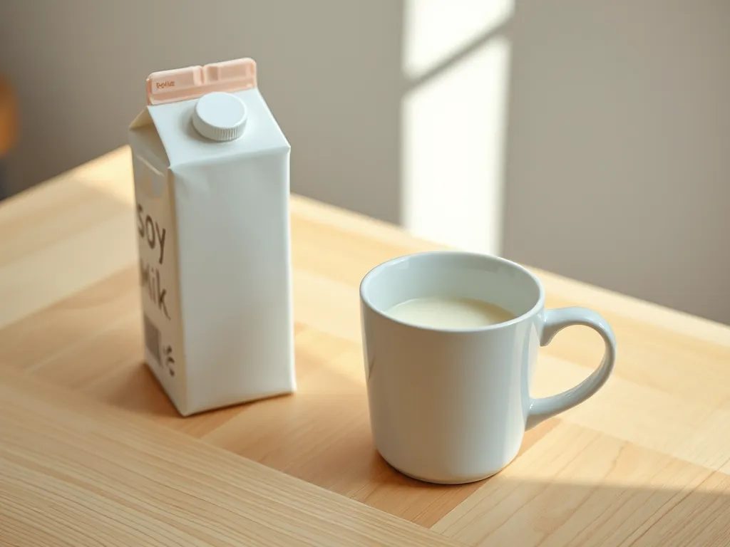 A quick shelf-life check for soy milk left out at room temp